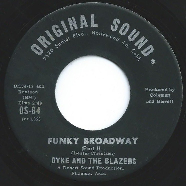 DYKE & THE BLAZERS ‎/ FUNKY BROADWAY (7