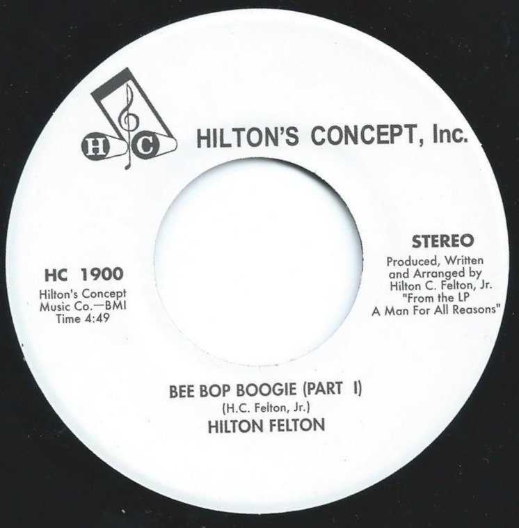 HILTON FELTON / BEE BOP BOOGIE (7