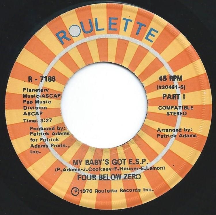 レア Patrick Adams Four Below Zero E.S.P.