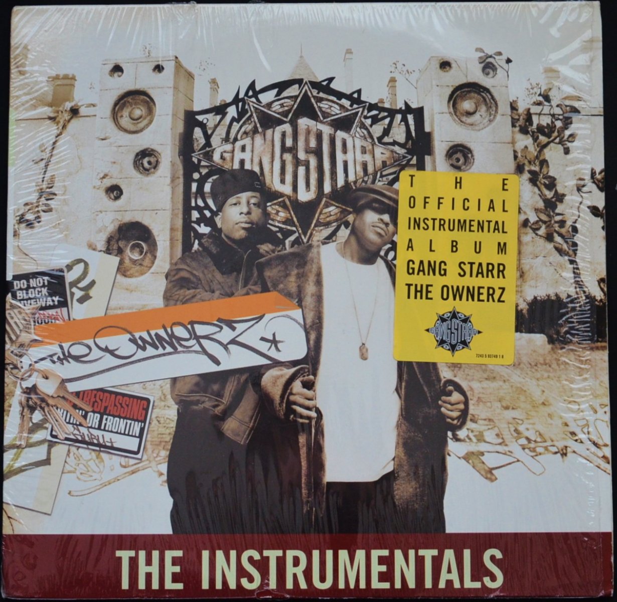GANG STARR ‎/ THE OWNERZ (THE INSTRUMENTALS) (2LP) - HIP TANK RECORDS