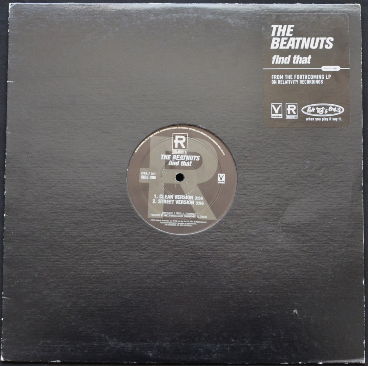 THE BEATNUTS ‎/ FIND THAT - US PROMO (12