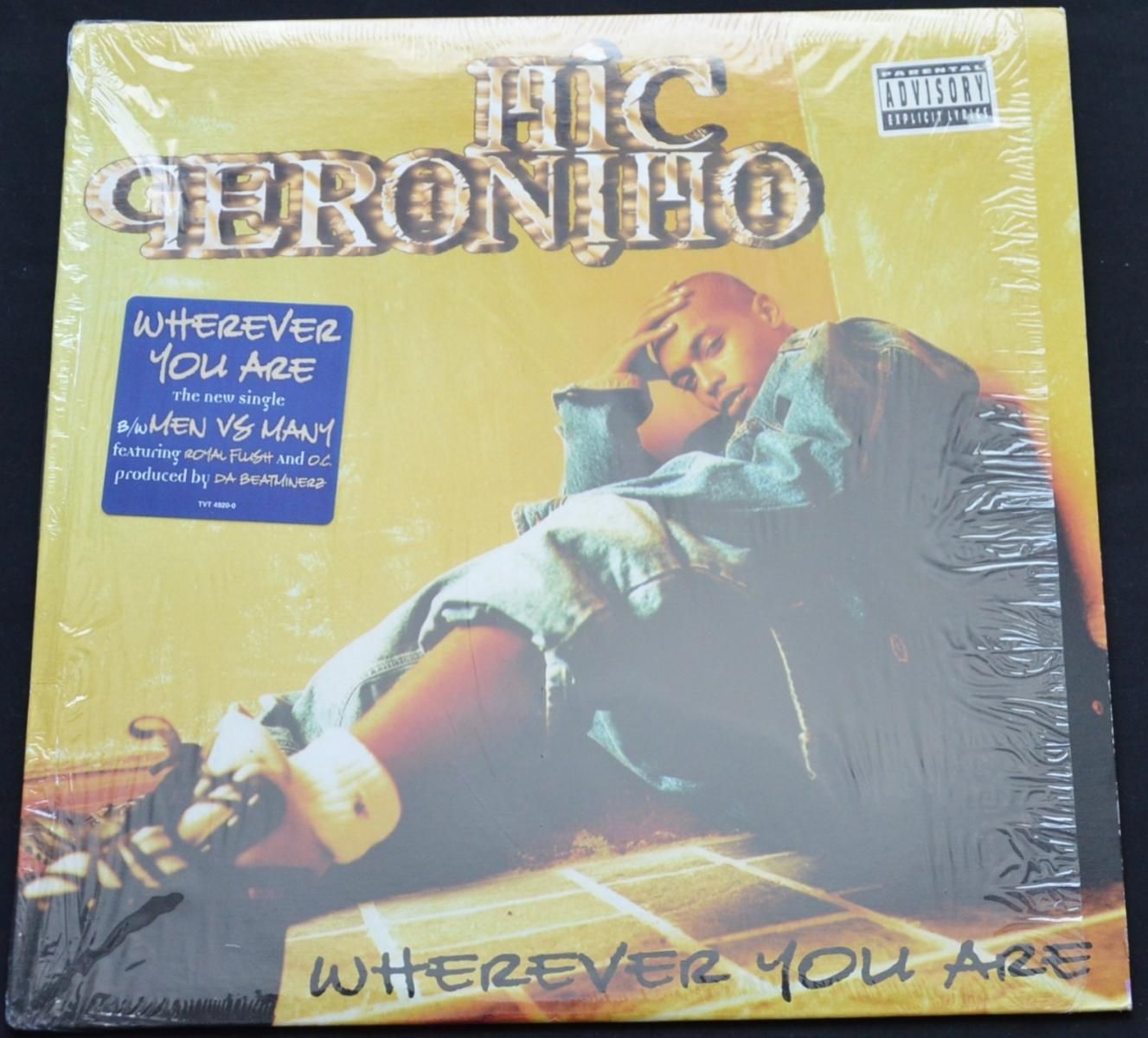 MIC GERONIMO ‎/ WHEREVER YOU ARE / MEN VS MANY (12") HIP TANK RECORDS