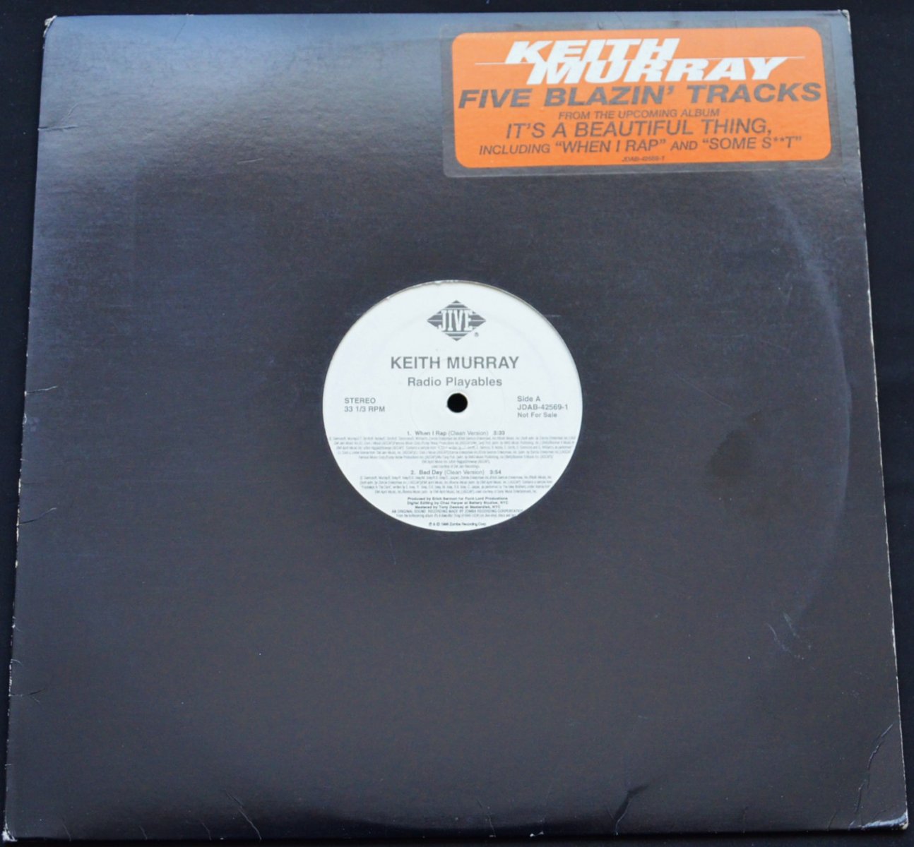 KEITH MURRAY ‎/ HIGH AS HELL / WHEN I RAP ... / (IT'S A BEAUTIFUL THING SAMPLER) (12