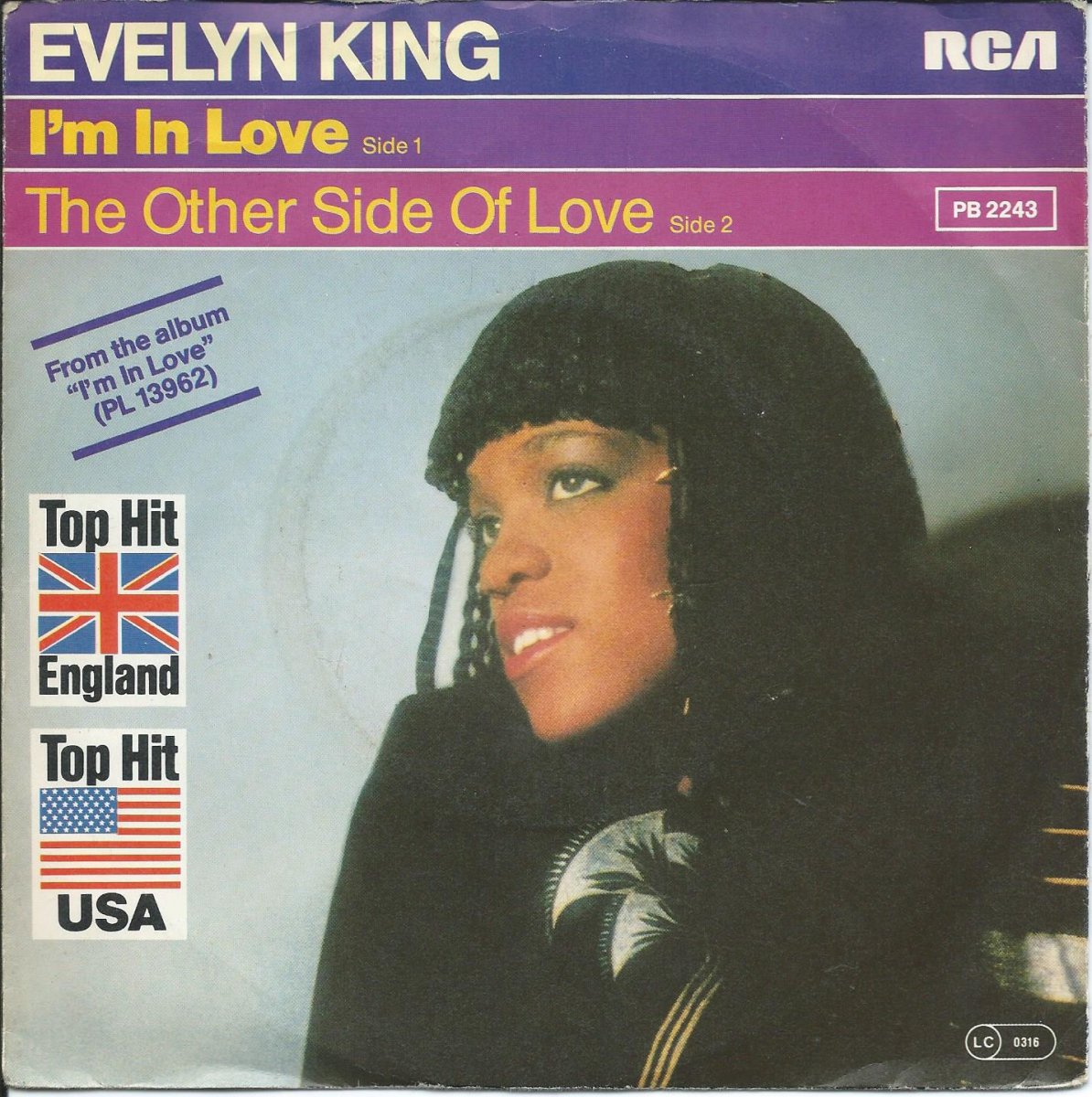 EVELYN KING ‎/ I'M IN LOVE / THE OTHER SIDE OF LOVE (7