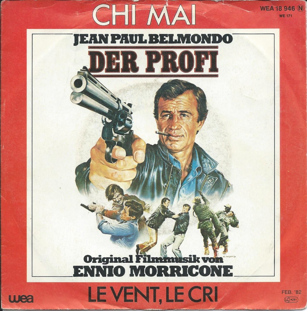 ENNIO MORRICONE ‎/ CHI MAI / LE VENT, LE CRI (DER PROFI) (7