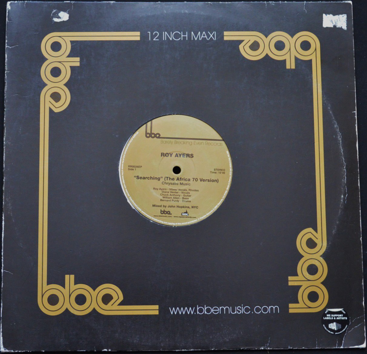 ROY AYERS / SEARCHING (THE AFRICA 70 VERSION) / BRAND NEW FEELING (12