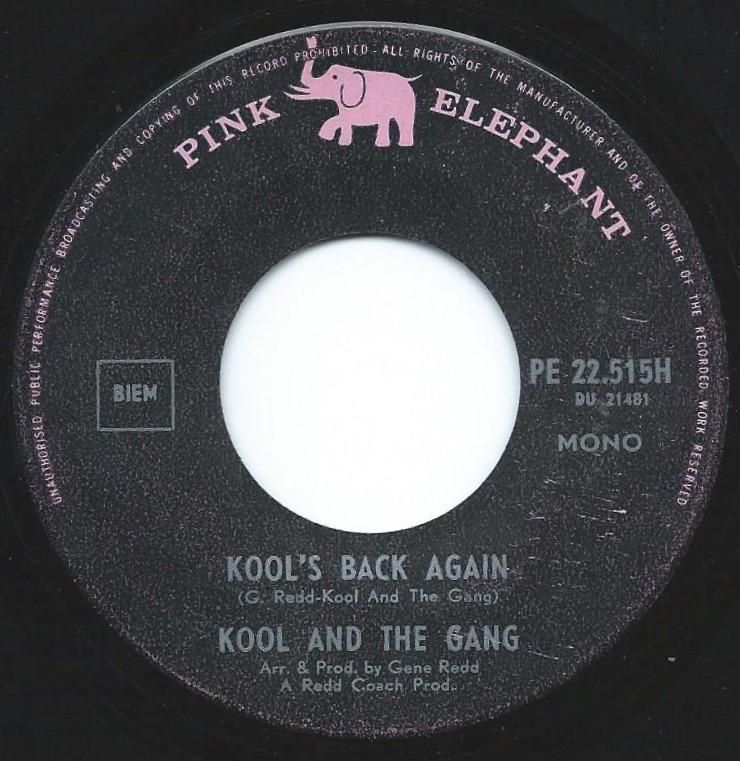 KOOL & THE GANG / KOOL'S BACK AGAIN / THE GANG'S BACK AGAIN (7