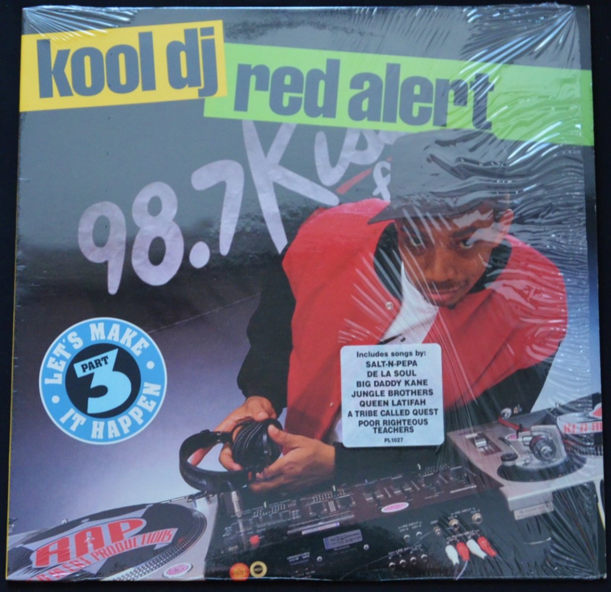 KOOL DJ RED ALERT / (PART 3) LET'S MAKE IT HAPPEN (1LP) - HIP TANK