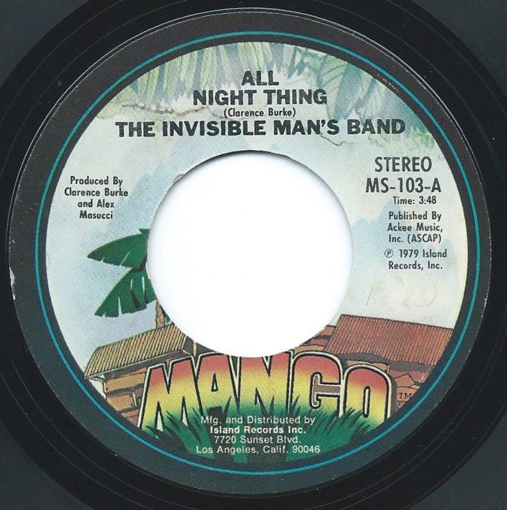 THE INVISIBLE MAN'S BAND / ALL NIGHT THING (7