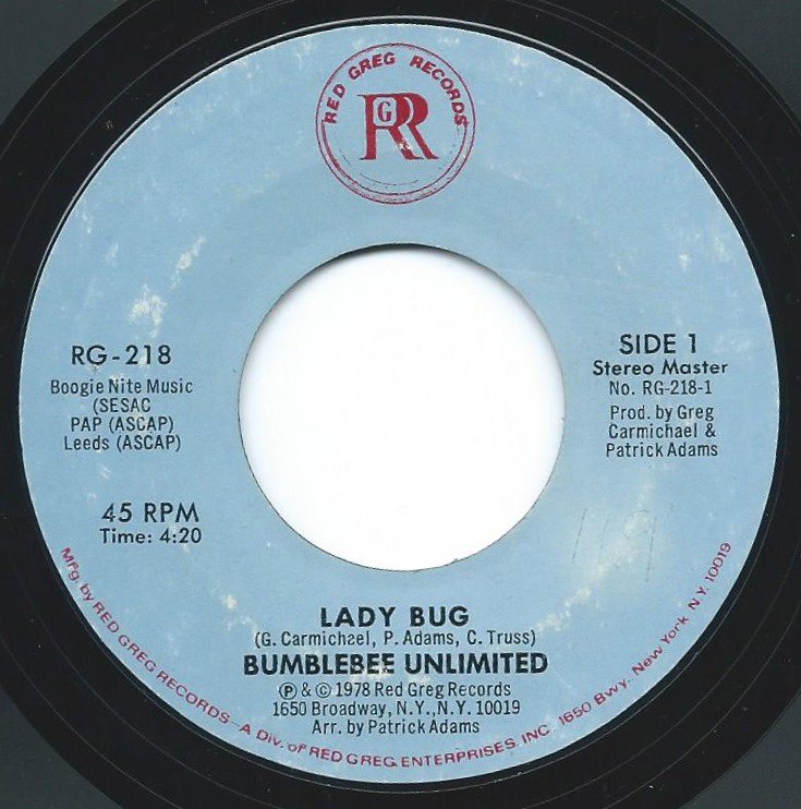 BUMBLEBEE UNLIMITED / LADY BUG (7") - HIP TANK RECORDS