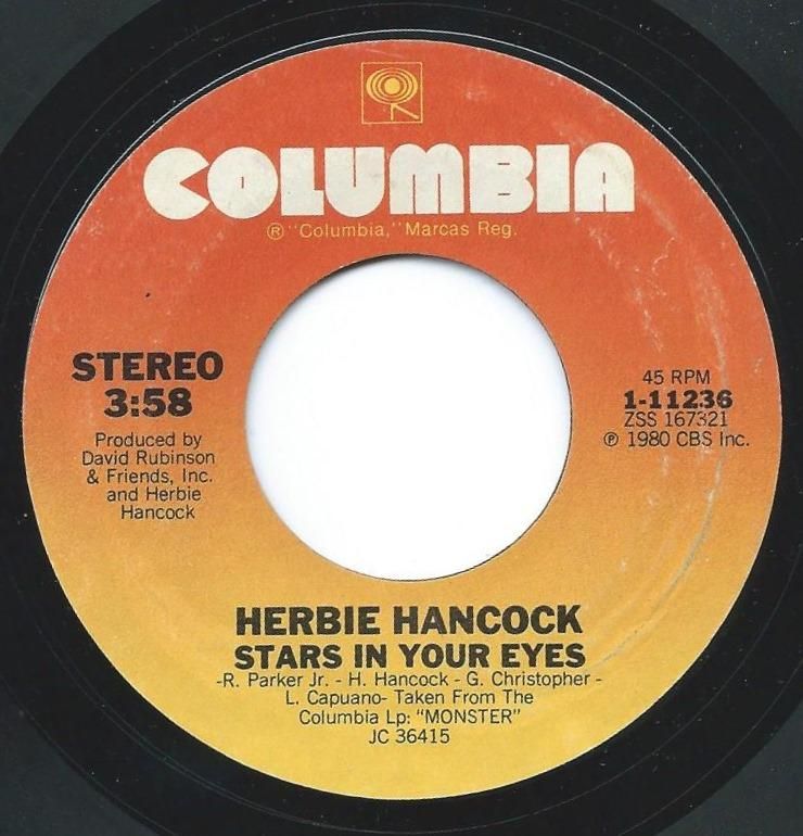 洋楽 12' HERBIE HANCOCK - STARS IN YOUR EYES Herbie Hancock - Stars In Your Eyes (12