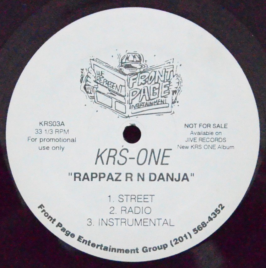 KRS-ONE ‎/ RAPPAZ R N DANJA / WANNA-BE-MCEEZ (PROD BY DJ PREMIER