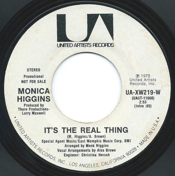 MONICA HIGGINS / IT'S THE REAL THING (7