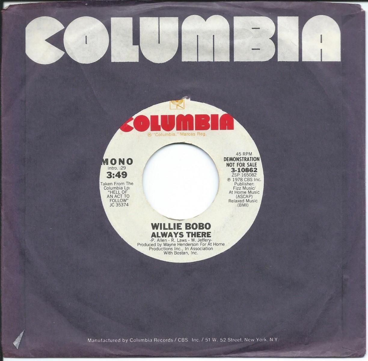 WILLIE BOBO / ALWAYS THERE (7