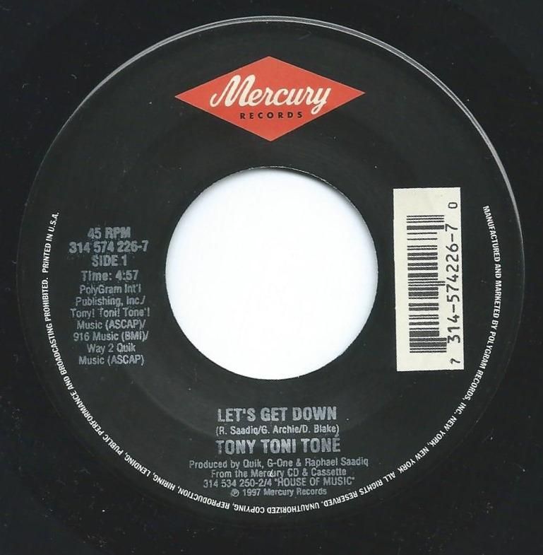 TONY! TONI! TONE! ‎/ LET'S GET DOWN / THINKING OF YOU (7