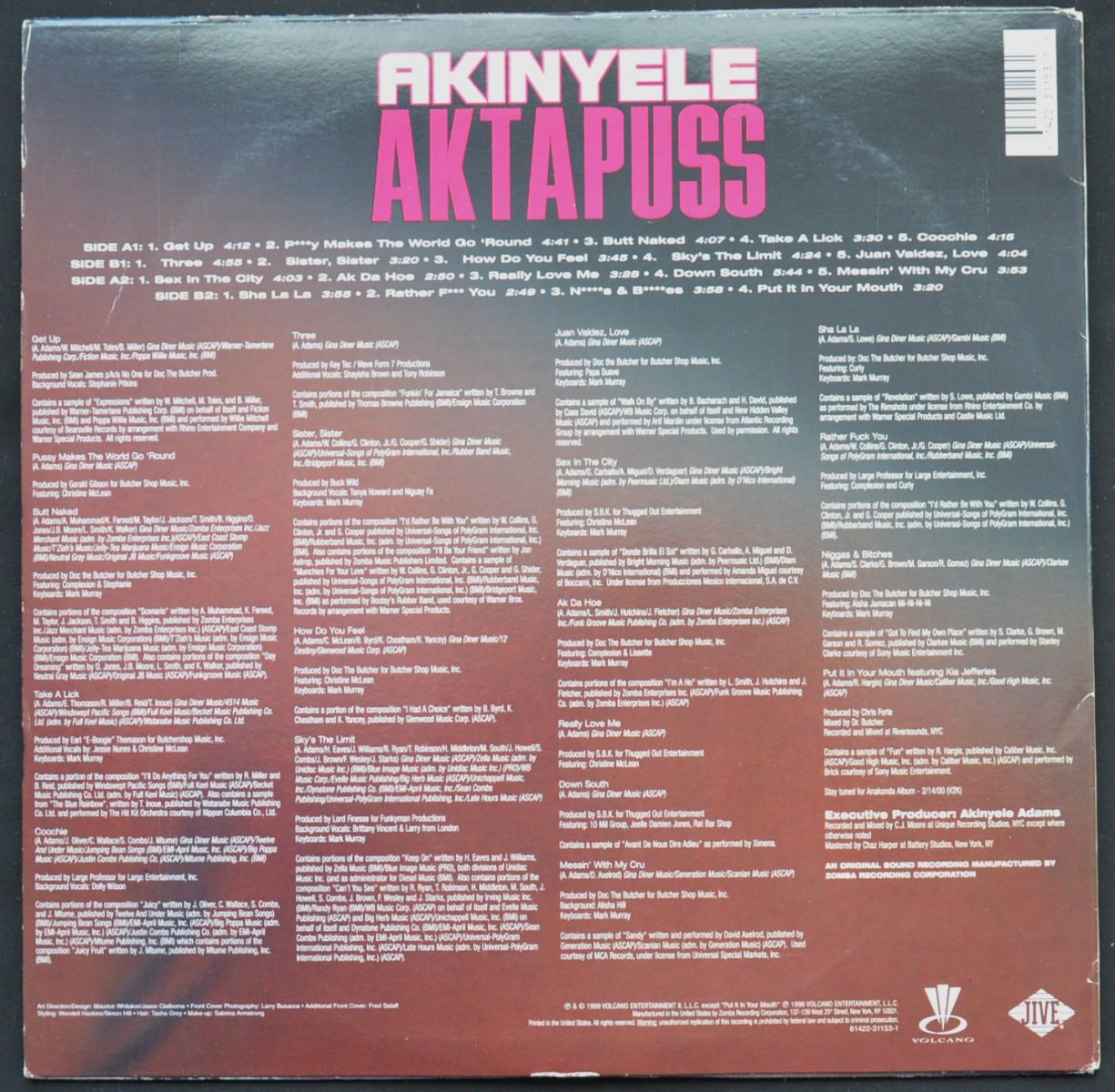AKINYELE ‎/ AKTAPUSS (2LP) - HIP TANK RECORDS