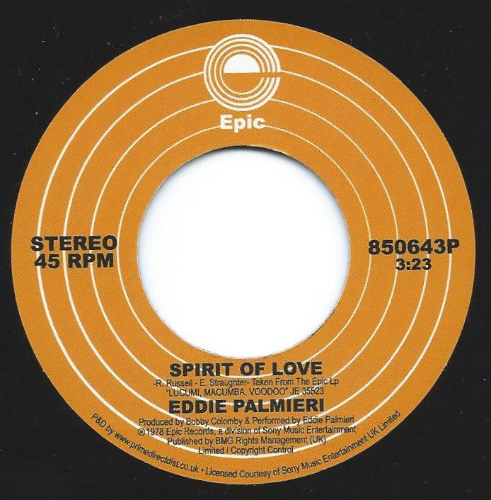 EDDIE PALMIERI / SPIRIT OF LOVE / LUCUMI,MACUMBA,VOODOO (7