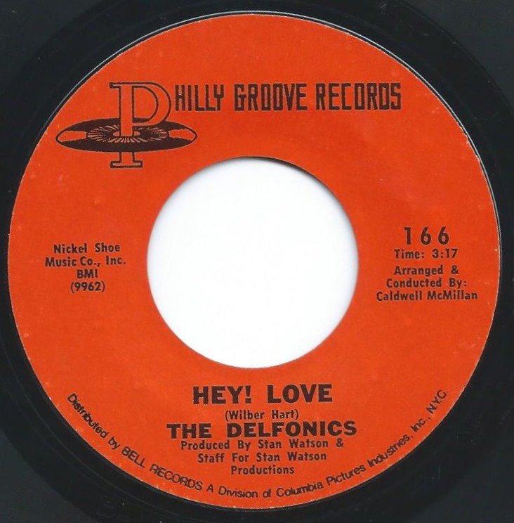 THE DELFONICS ‎/ HEY! LOVE / OVER AND OVER (7