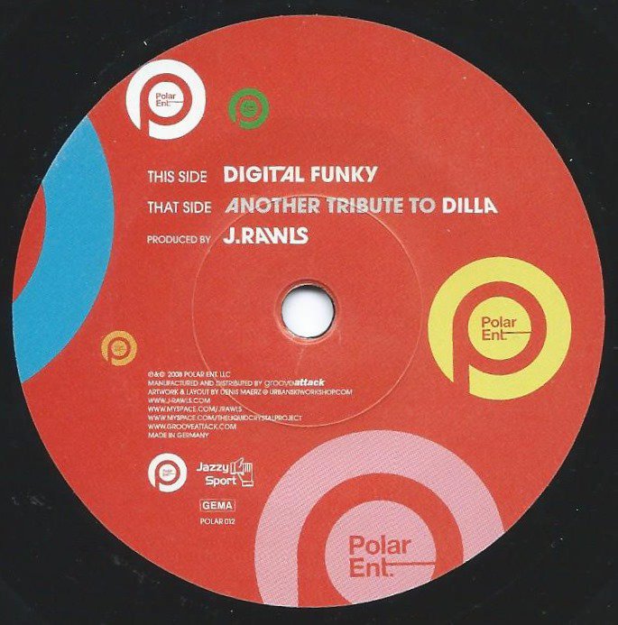 J. RAWLS PRESENTS THE LIQUID CRYSTAL PROJECT ‎/ DIGITAL FUNKY / ANOTHER TRIBUTE TO DILLA (7