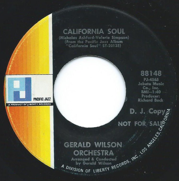 GERALD WILSON ORCHESTRA / CALIFORNIA SOUL / LIGHT MY FIRE (7