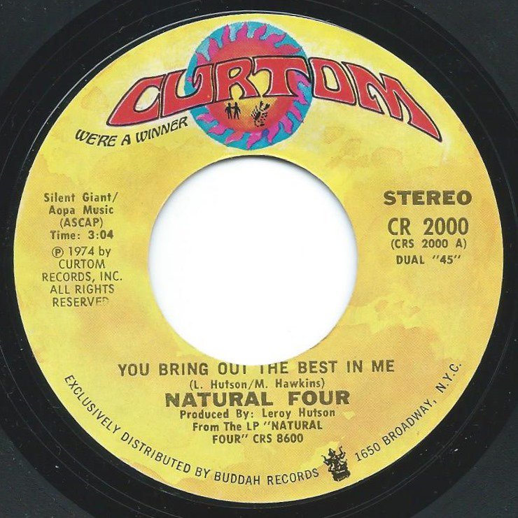 THE NATURAL FOUR / YOU BRING OUT THE BEST IN ME / YOU CAN'T KEEP RUNNING AWAY (7