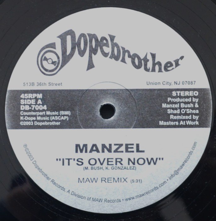 MANZEL / IT'S OVER NOW (MAW REMIX) (12