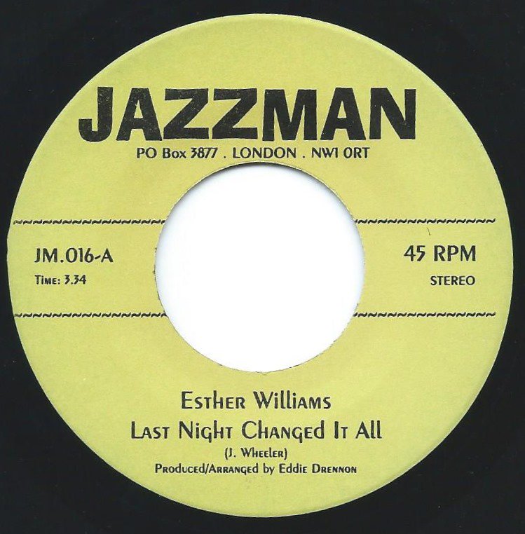 ESTHER WILLIAMS / TOMMIE YOUNG / LAST NIGHT CHANGED IT ALL / HIT AND RUN LOVER (7