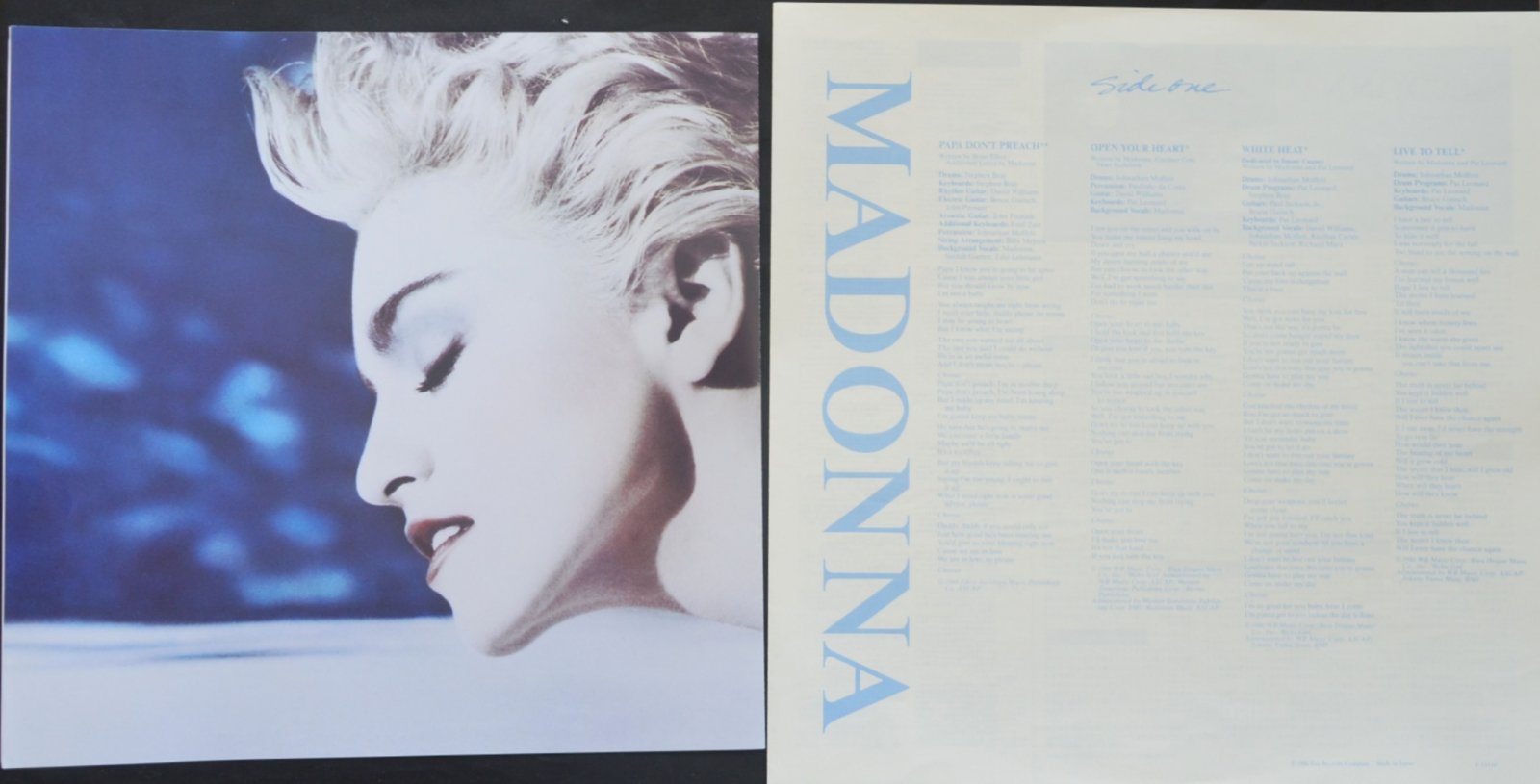 マドンナ MADONNA / トゥルー・ブルー TRUE BLUE (LP) - HIP TANK RECORDS