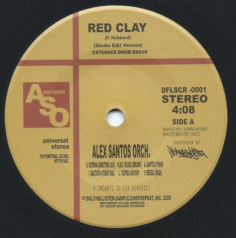 ALEX SANTOS ORCH. / RED CLAY / NAUTILUS (7