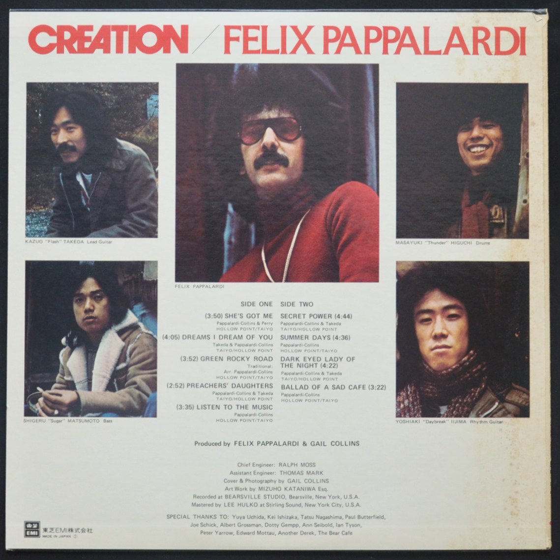 CREATION,FELIX PAPPALARDI / クリエイション・ウィズ・フェリックス 