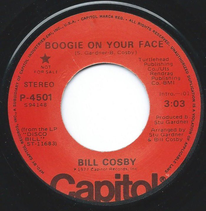 BILL COSBY / BOOGIE ON YOUR FACE (7