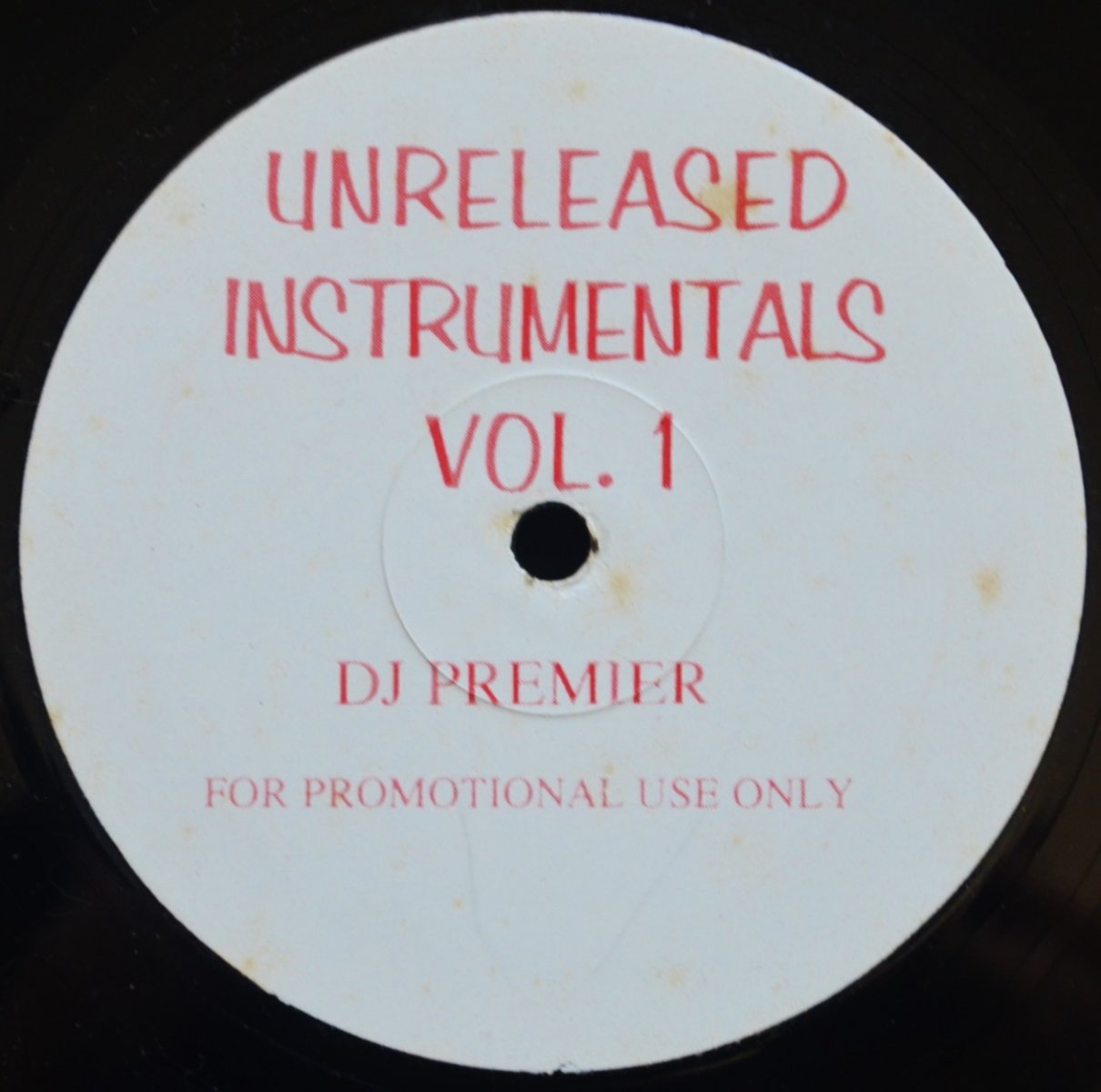 DJ PREMIER / UNRELEASED INSTRUMENTALS VOL. 1 (1LP)