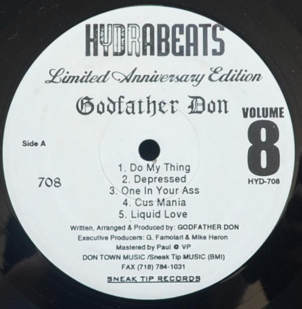 V.A.(GODFATHER DON,GHETTO PROS,THE BEATNUTS,SEAN C) / HYDRA BEATS VOLUME 8  (2LP) - HIP TANK RECORDS