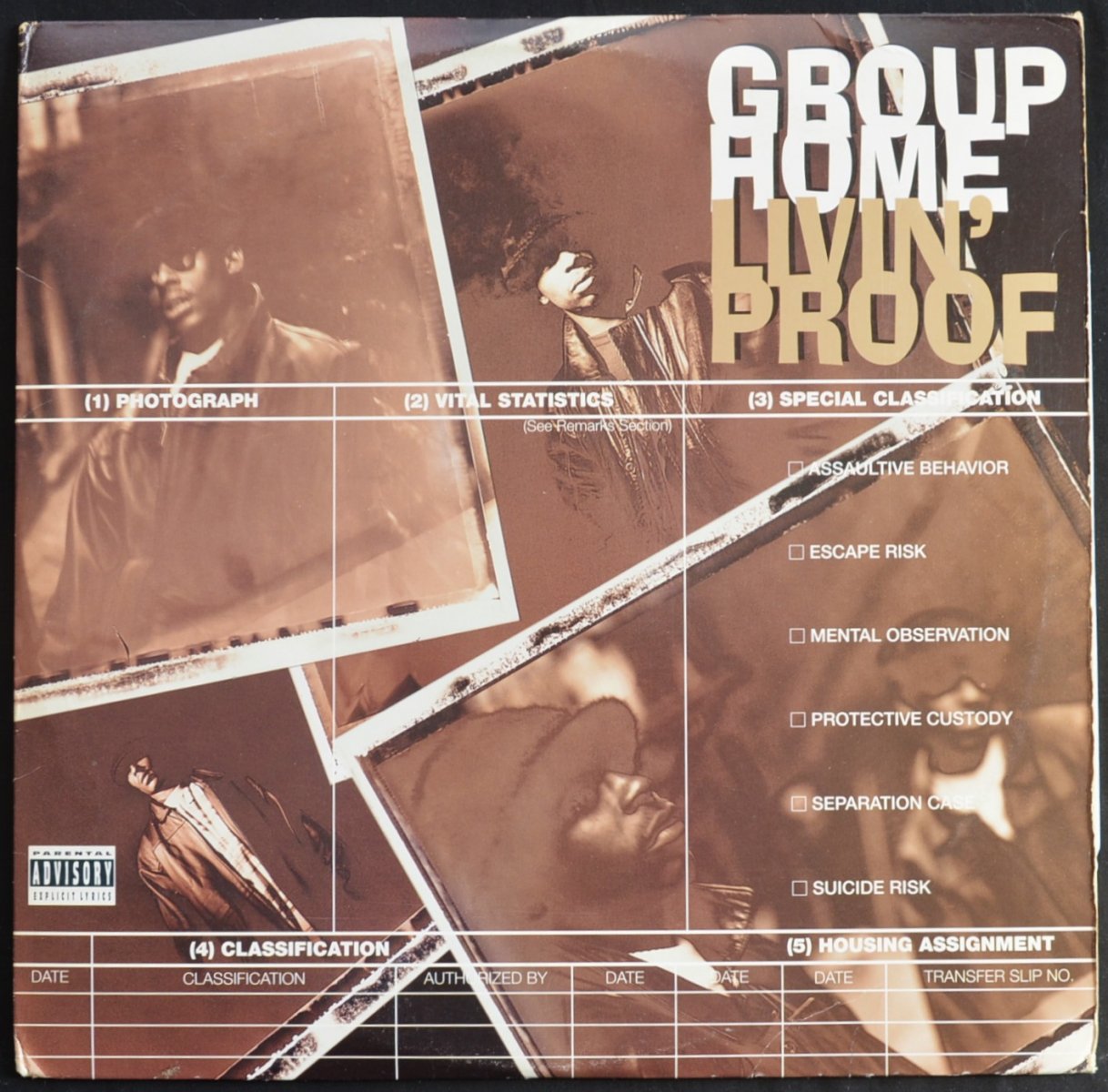 GROUP HOME / LIVIN' PROOF (2LP) - HIP TANK RECORDS