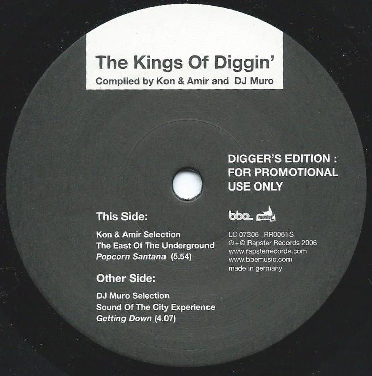 THE EAST OF THE UNDERGROUND / POPCORN SANTANA / THE KINGS OF DIGGIN' (DJ MURO & KON & AMIR) (7