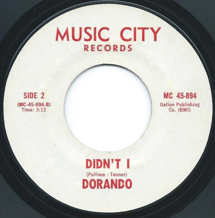 DARONDO (DORANDO) / DIDN'T I / LISTEN TO MY SONG (7