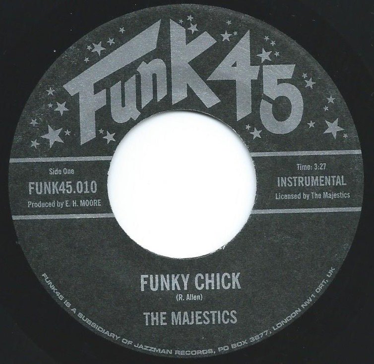 THE MAJESTICS / FUNKY CHICK / COMING ON (7