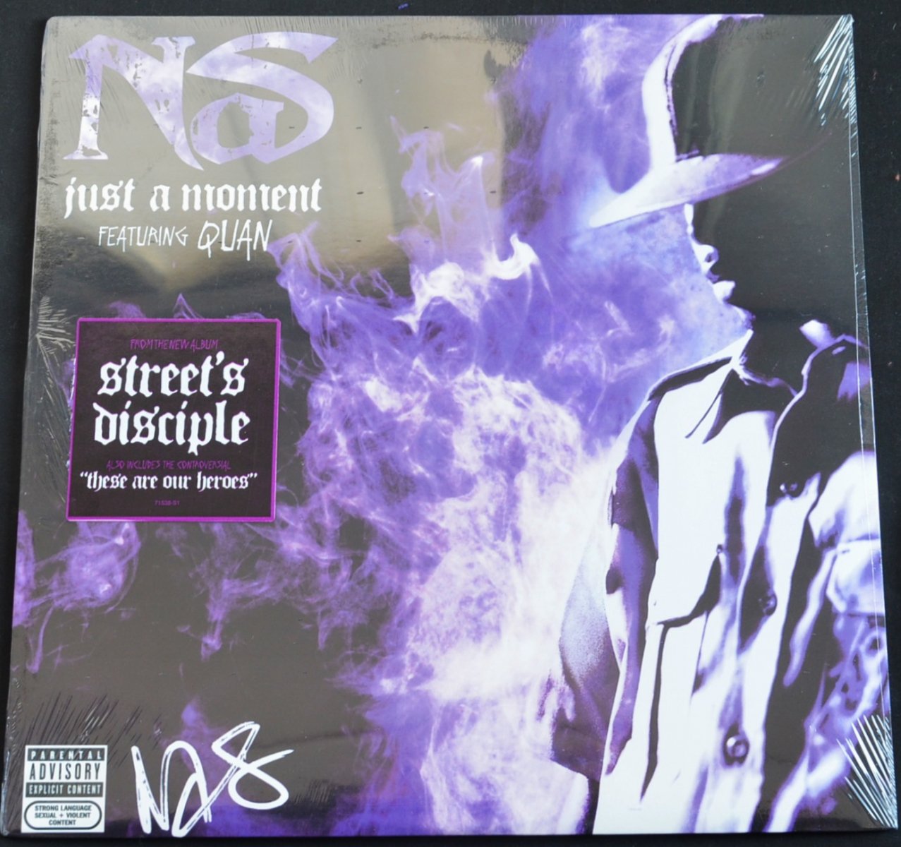 NAS / JUST A MOMENT (PROD BY L.E.S.) / THESE ARE OUR HEROES (PROD BY BUCKWILD) (12
