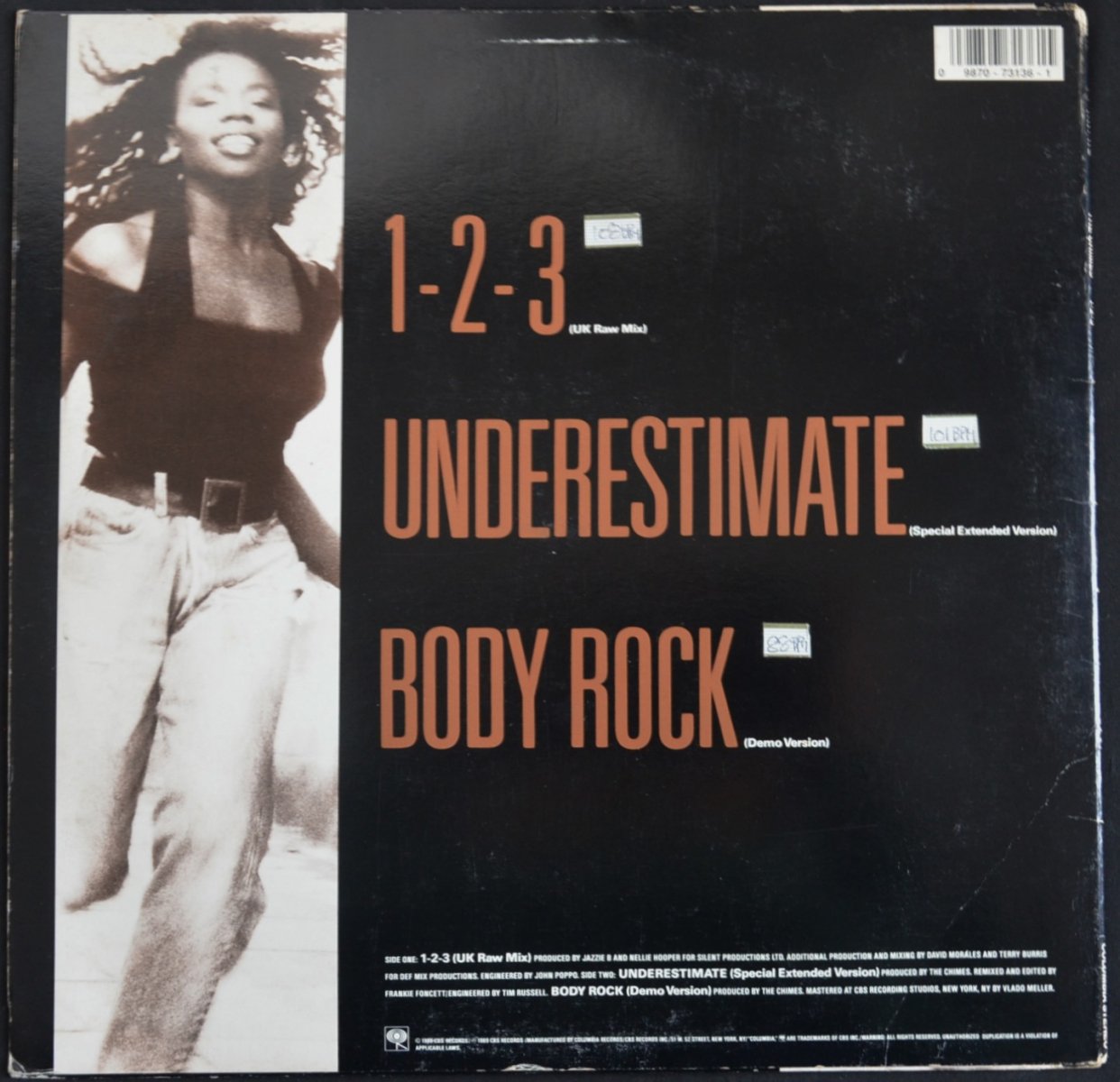 THE CHIMES / 1-2-3 / UNDERESTIMATE / BODYROCK (12