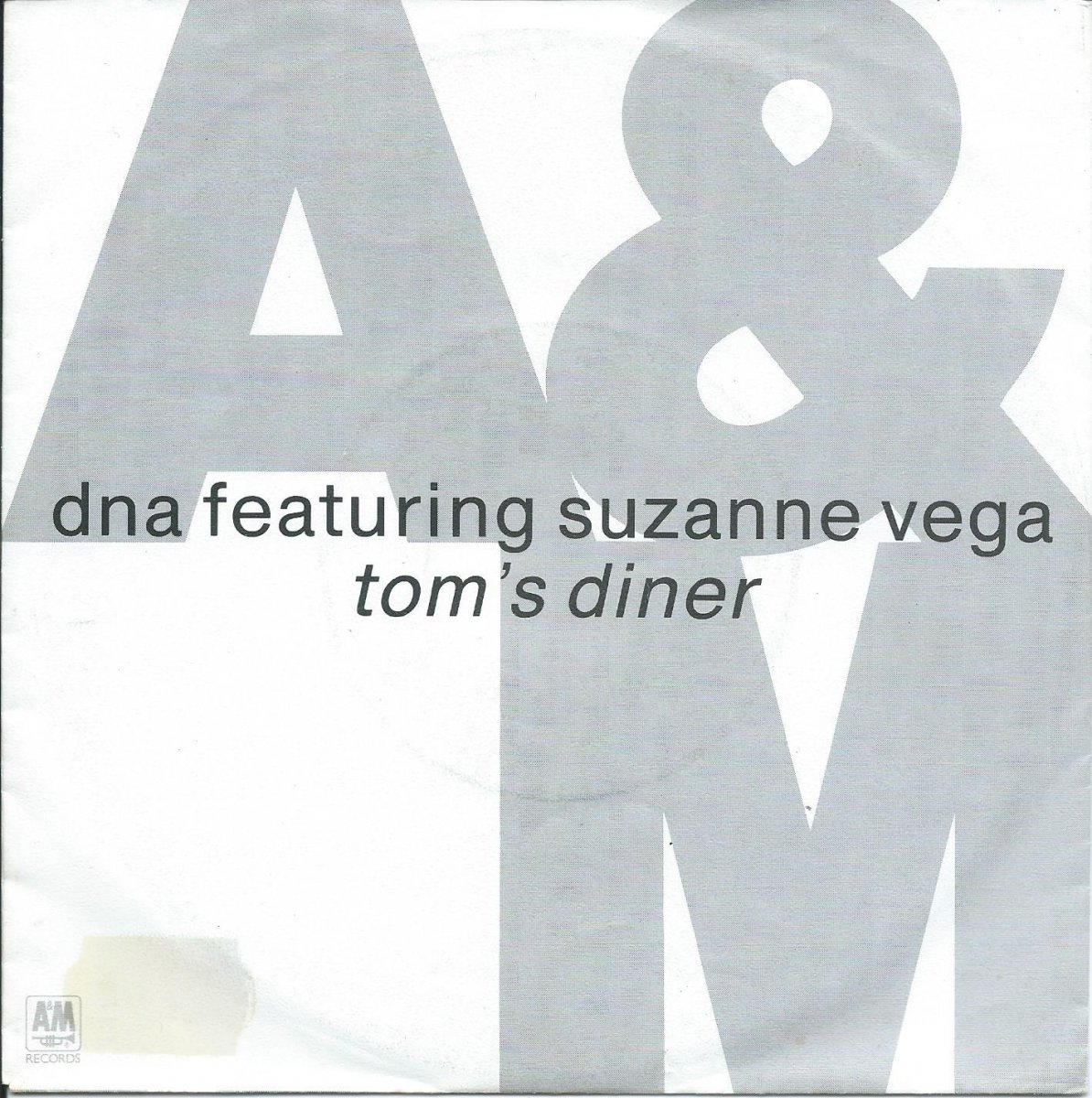 DNA FEATURING SUZANNE VEGA ‎/ TOM'S DINER (7