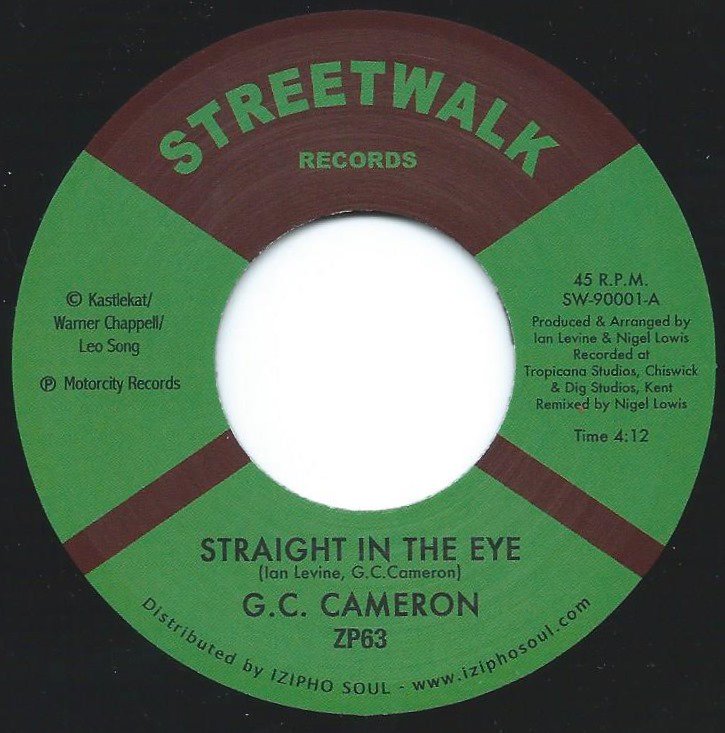 G.C. CAMERON / STRAIGHT IN THE EYE / NO NEED TO EXPLAIN (7