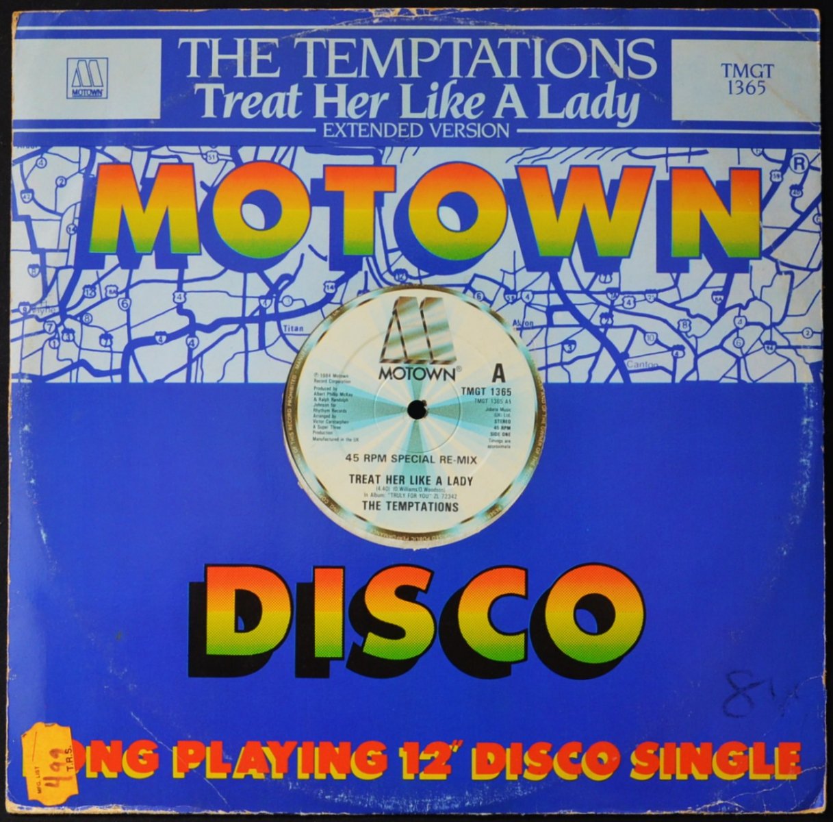 THE TEMPTATIONS / TREAT HER LIKE A LADY / ISN'T THE NIGHT FANTASTIC (12