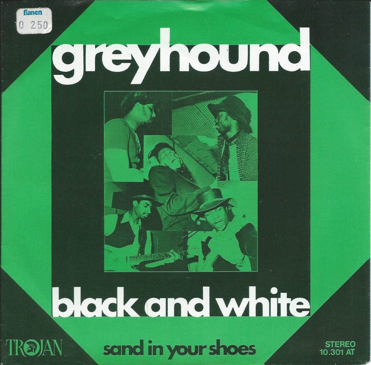 GREYHOUND / BLACK AND WHITE / SAND IN YOUR SHOES (7