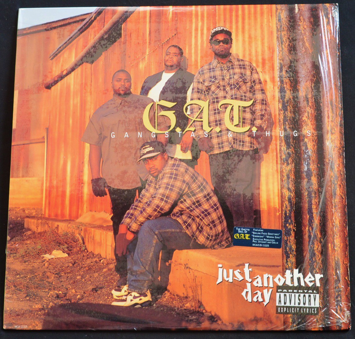 G.A.T. GANGSTAS & THUGS / JUST ANOTHER DAY (1LP)
