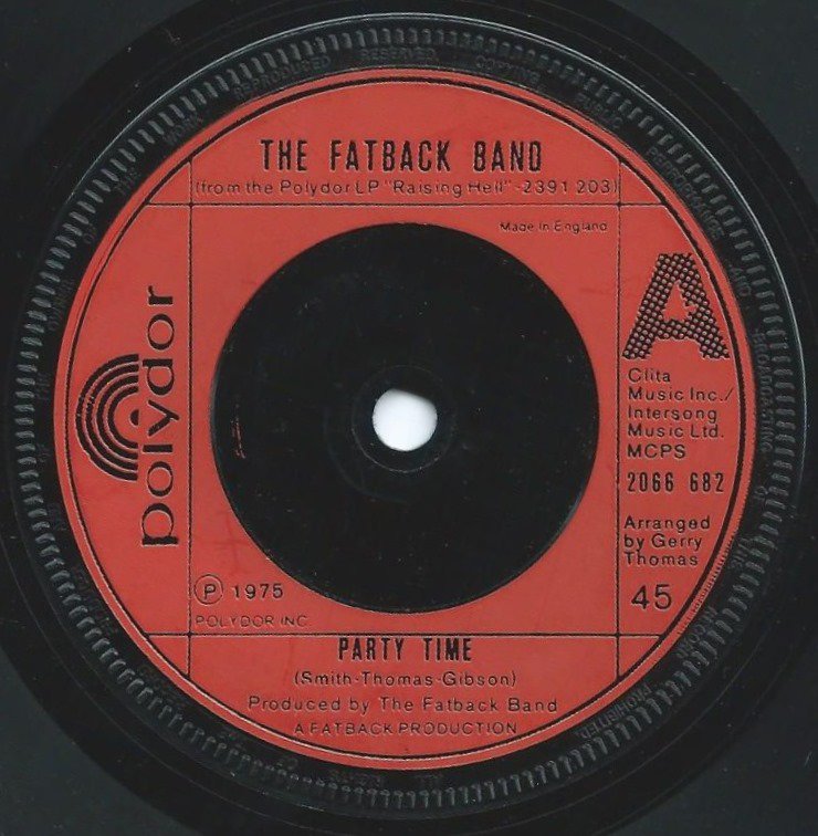 THE FATBACK BAND / PARTY TIME / PUT YOUR LOVE (IN MY TENDER CARE) (7