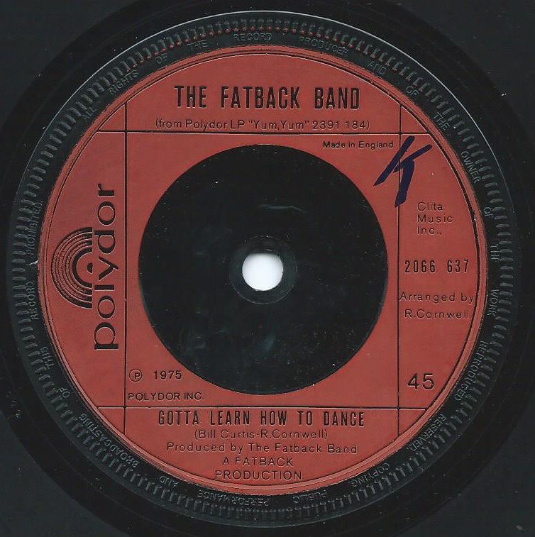 THE FATBACK BAND / (ARE YOU READY) DO THE BUS STOP / GOTTA LEARN HOW TO DANCE (7