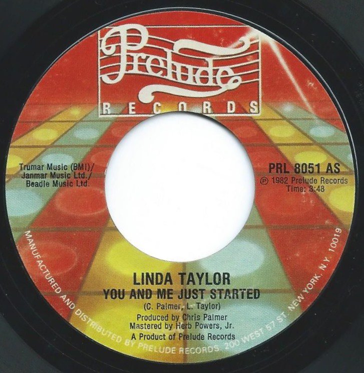 LINDA TAYLOR / YOU AND ME JUST STARTED / WALKING IN THE SUN (7