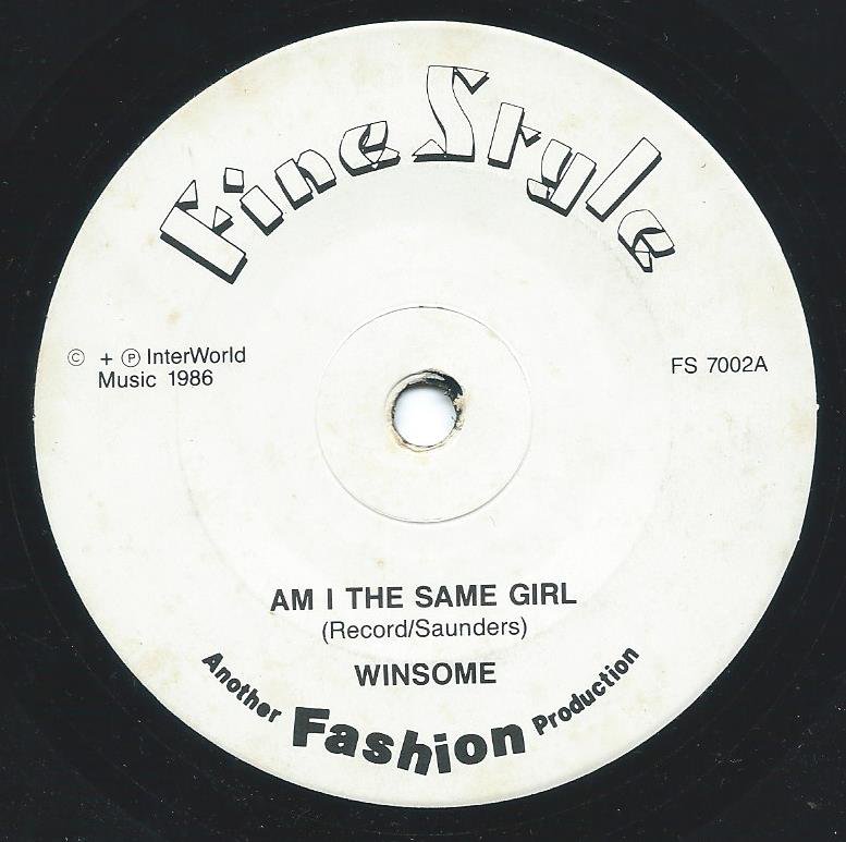 WINSOME ‎/ AM I THE SAME GIRL (7