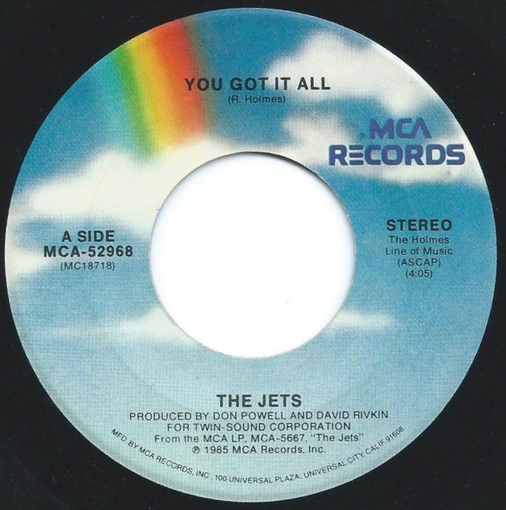 THE JETS / YOU GOT IT ALL / BURN THE CANDLE (7