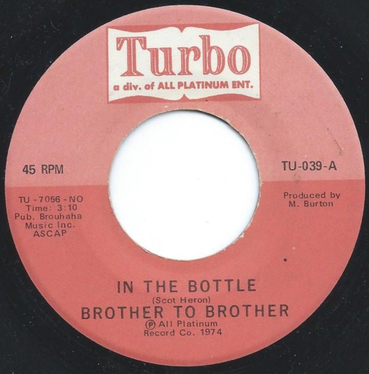 BROTHER TO BROTHER / IN THE BOTTLE / THE AFFAIR (7